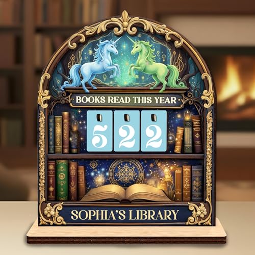 Personalized Books Read This Year Counter
