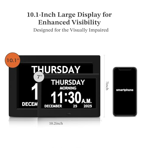 7'' Dementia Clocks for Seniors