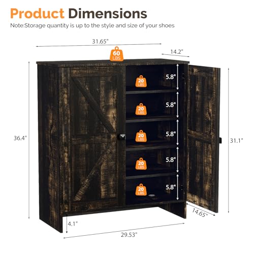 Shoe Cabinet with Doors
