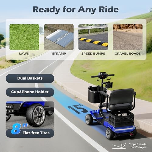Foldable Mobility Scooter for Adults