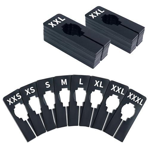 Clothing Size Closet Rack Dividers Hangers