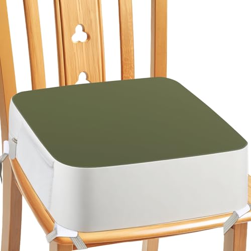 Toddler Booster Seat for Kitchen Chair 4 Point Anchor Fix 3.8 Inch Lift