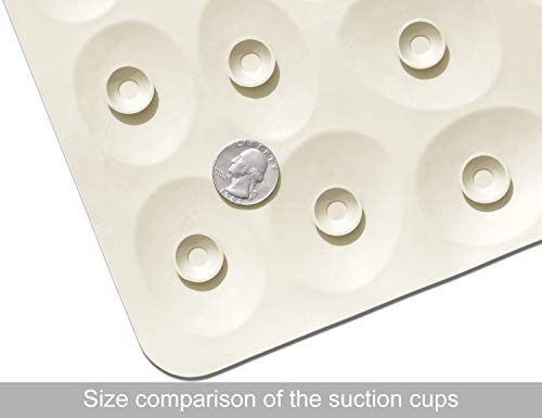 Non Slip Bathtub Mat OTHWAY Soft Rubber Bathroom Bathmat with Strong Suction Cups
