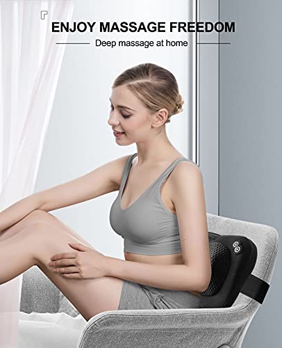 Shiatsu Back Massager with Heat for Pain Relief