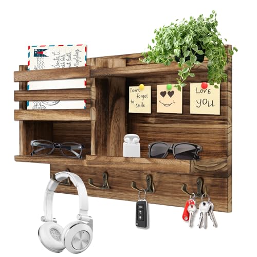 Solid Wood Key Holder Wall Mount