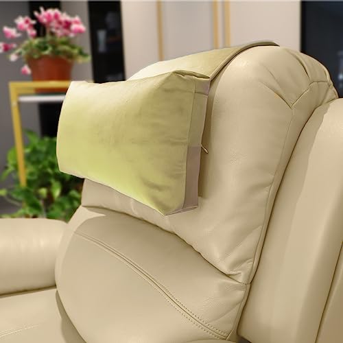 Neck Pillow for Recliner Head Pillow Adjustable Plush Pillow Neck Roll Non Slip Fleece Couch Neck Head Support Pillow for Travel Home Recliner Sofa Armchair