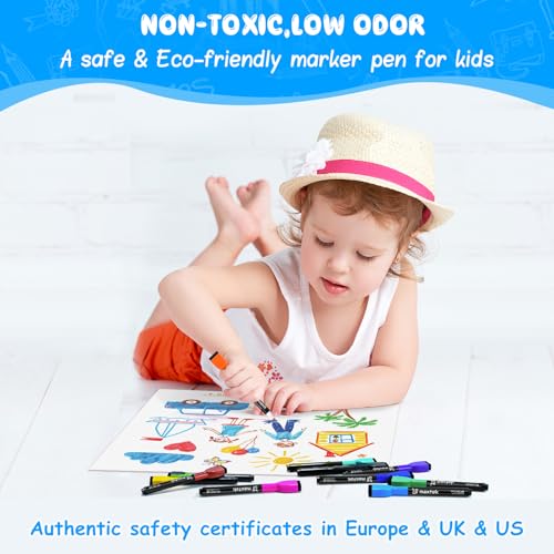 Magnetic Dry Erase Markers with Eraser