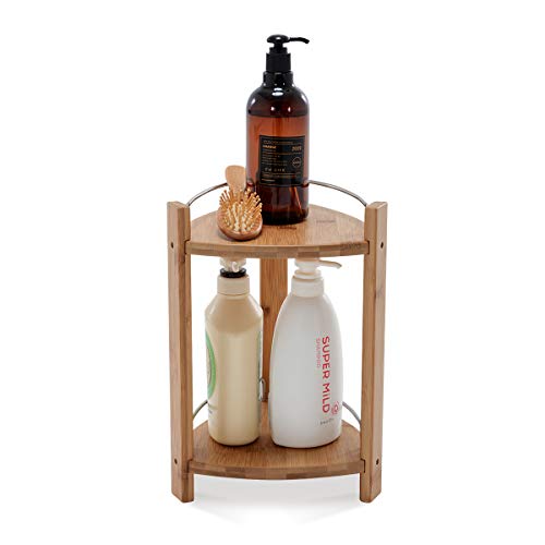 Bamboo Shower Corner Caddy