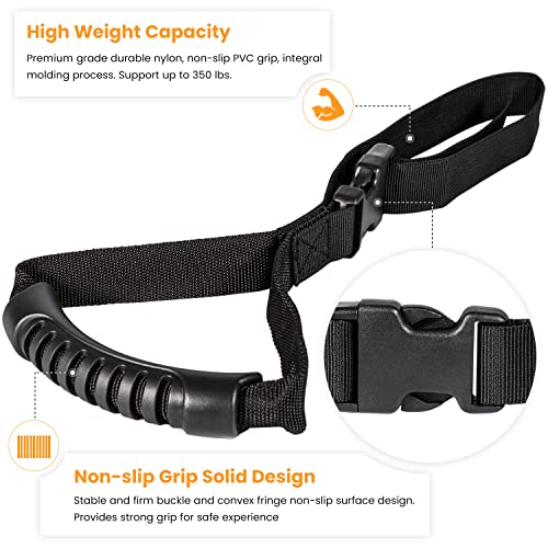 Auto Cane Car Grab Handle Adjustable Standing Aid Safety Vehicle Support Portable Nylon Grip Car Assist Device