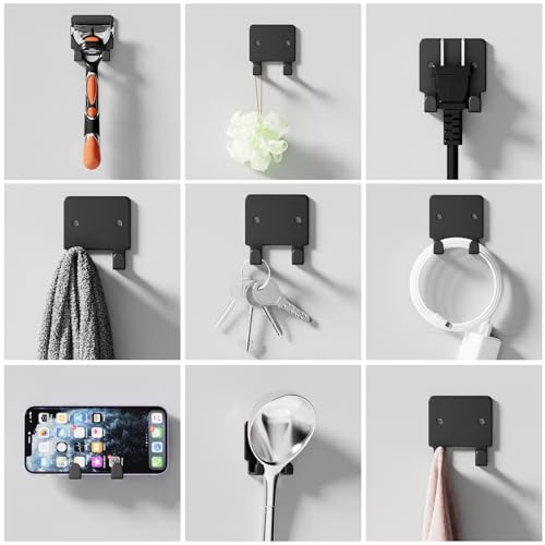 Key Holder for Wall Key Hooks with Tray and 6 Hooks