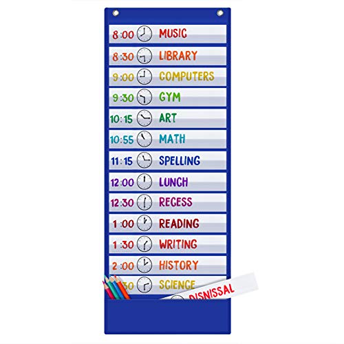 Large Visual Schedule Pocket Chart