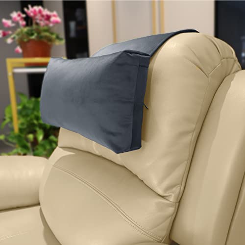 Neck Pillow for Recliner Head Pillow Adjustable Plush Pillow Neck Roll Non Slip Fleece Couch Neck Head Support Pillow for Travel Home Recliner Sofa Armchair