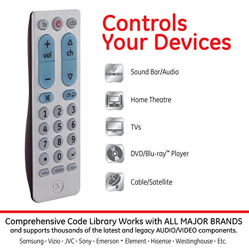 Big Button Universal Remote Control