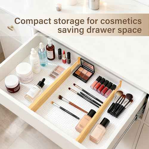 Bamboo Drawer Divider Set of 4