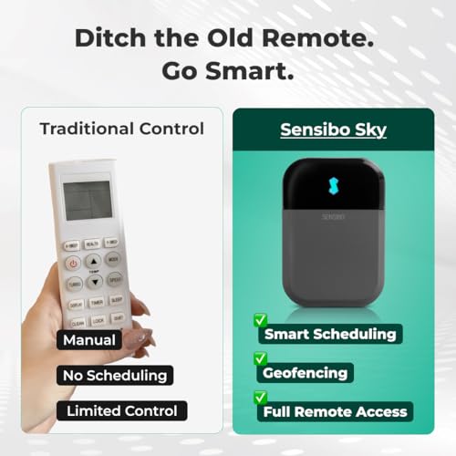 Sky Smart Wireless Air Conditioner Controller. Quick & Easy DIY Installation. Maintains Comfort with Energy Efficient. Automatic Wifi Thermostat Control App. Google