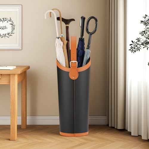 Indoor Entryway leather Umbrella bucket