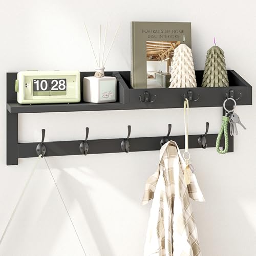 Wall Hooks with Shelf