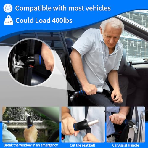 Car Handle Assist for Elderly Car Door Handle Multifunction Handle Car Door Latch Handle for Seniors and Handicapped