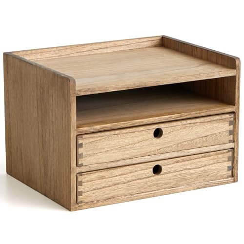 Wood Desk Cabinet with 3 Layer Trays 3KWJG