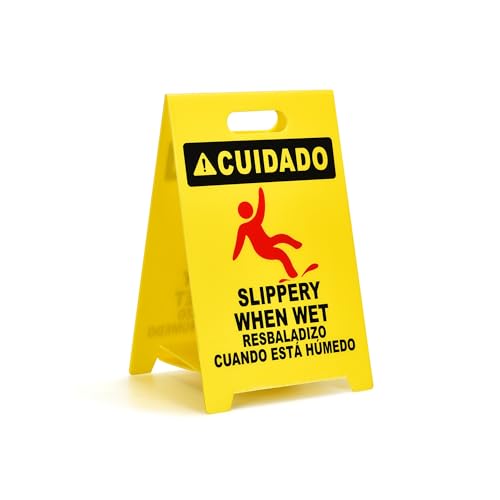 MATTHEW CLEANING Industrial Wet Floor Sign 3 Pack 2