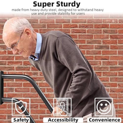 Handrails Wall Mount Stair Safety Handle Non