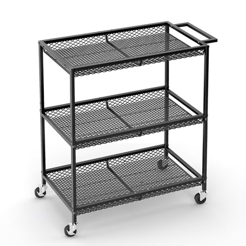3 Tier Rolling Utility Kitchen Cart