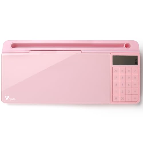 Glass Desk Whiteboard with Storage