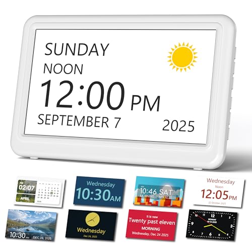 Small Digital Calendar Day Clock