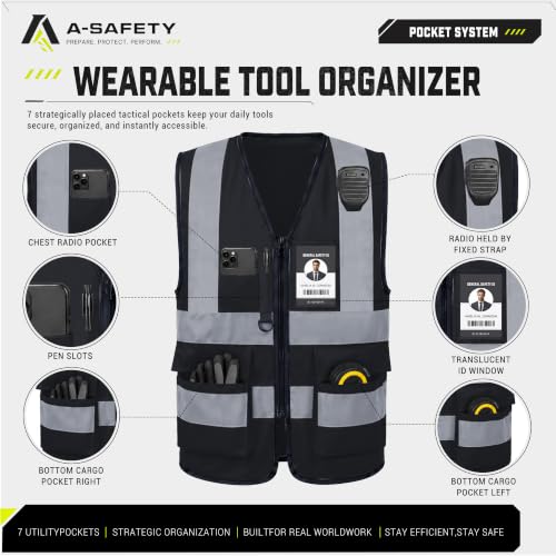 21 colors High Visibility Reflective Work Safety Vest XS