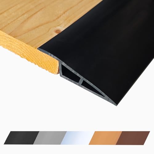 1/2" to 3/5" Height Threshold Ramp - Rubber Threshold, Floor Transition Strip, Wheelchair Ramp, Door Strip, Carpet to Tile Strip