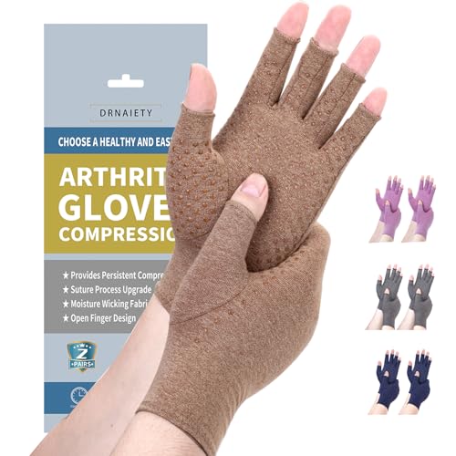 2 Pair Arthritis Compression Gloves for Hand Arthritis