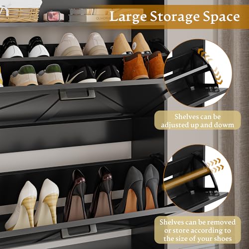 Shoe Cabinet Storage for Entryway