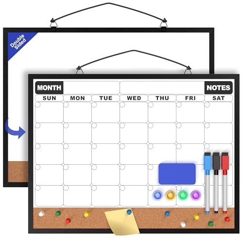 Monthly Calendar Dry Erase Board