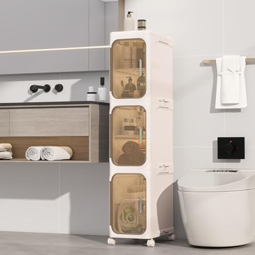 Slim Bathroom Storage Cabinet