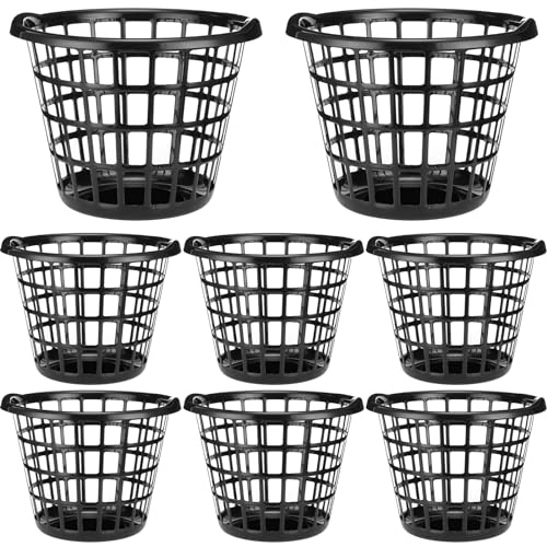 Plastic Round Laundry Baskets with Easy Carry Handles
