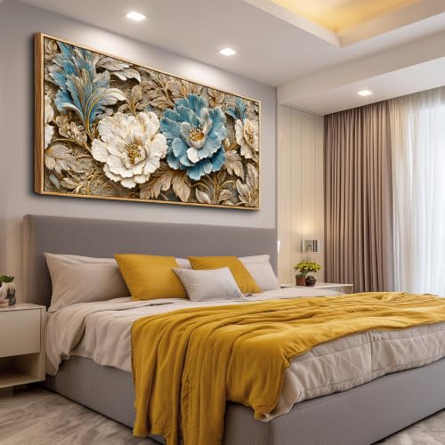 Canvas Wall Art for Living Room Large Wall Decor for Bedroom Landscape Painting of Elk Mountain Wall Pictures Office Restaurant Wall Decoration Modern Room Home Decor Wood Framed 20"X40"