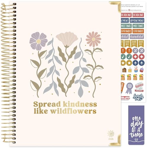 2026 Floral Hardcover Planners