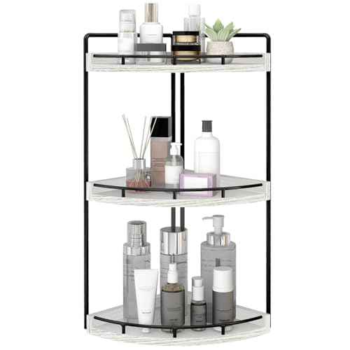 3 Tier Corner Bathroom Organizer Countertop for Storage