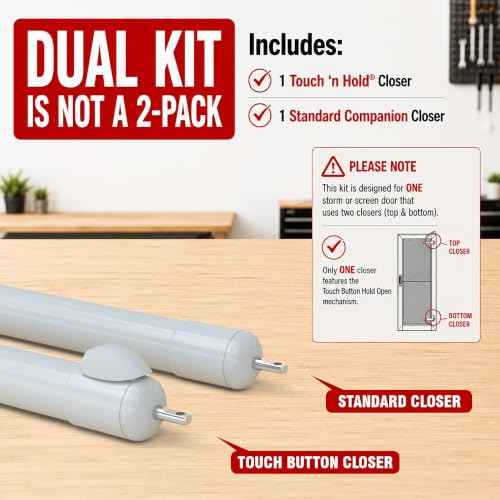 Touch 'n Hold Smooth Door Closer