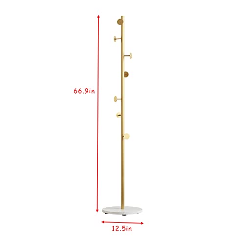 Coat Racks Metal Coat Rack Freestanding with Hooks
