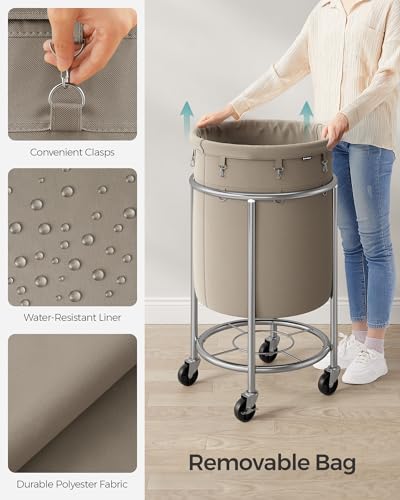 Laundry Basket with Wheels