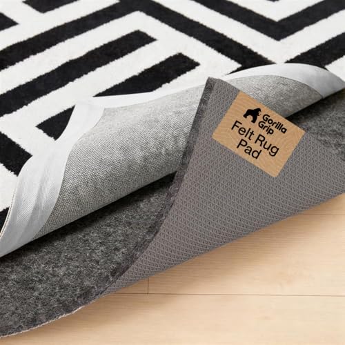 Felt Rug Pad for Hardwood Floors with Rubber Backing