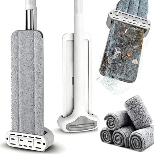 Wet Dry Flat Microfiber Mop for Hardwood Floors