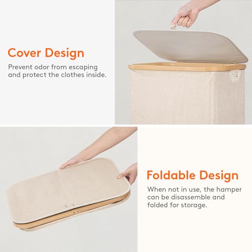 Large Laundry Basket with Lid