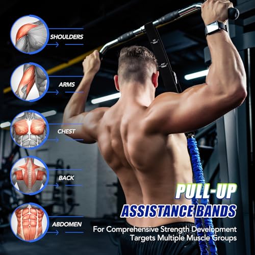 Pull Up Assistance Bands with Foot Support Pedal