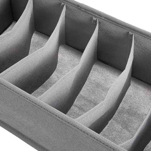 Grey Dresser Drawer Storage Organizer for Undergarments
