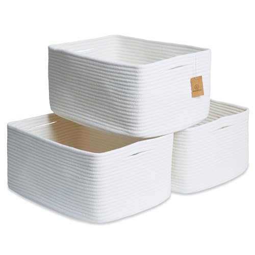 Storage Baskets 16.8" x 13" x 7.6" Bins 3