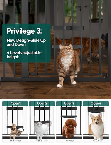 New Version Baby Gate with Cat Door