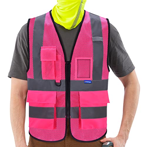 21 colors High Visibility Reflective Work Safety Vest XS