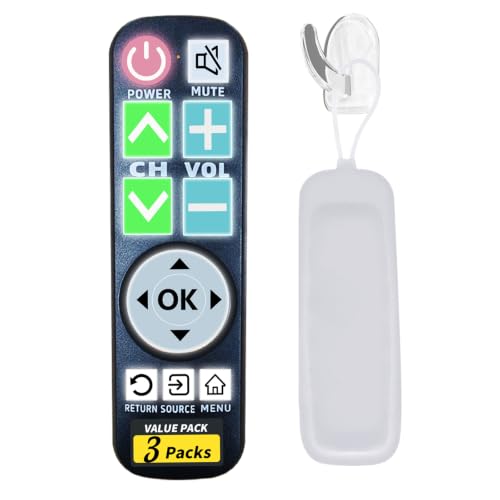 Backlit Big Button TV Remote Replacement
